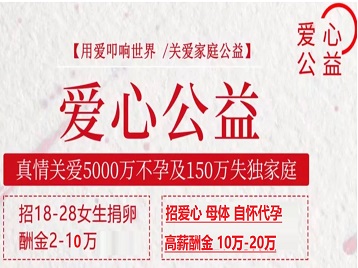 余干捐卵助孕生子 爱心志愿者招募